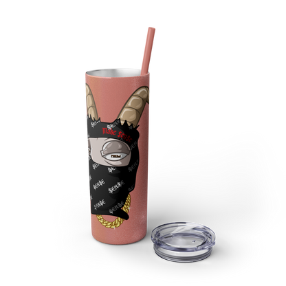 Skinny Goated Tumbler with Straw, 20oz