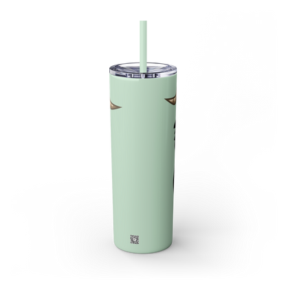 Skinny Goated Tumbler with Straw, 20oz