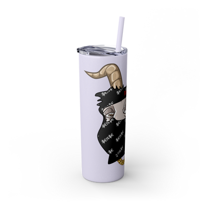 Skinny Goated Tumbler with Straw, 20oz